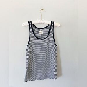 Sperry | navy and white stripe tank top